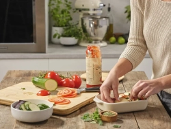 KitchenAid Керамическое блюдо 26x15,5x6,5 см + крышка миндальный крем