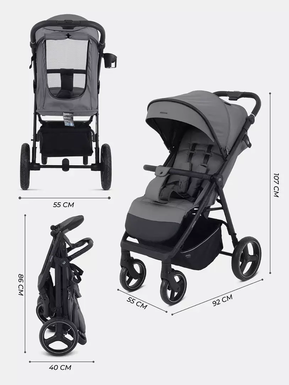 Коляска детская MOWBaby "NIMBUS" MB103