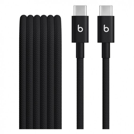Кабель Beats USB-C - USB-C Woven Cables 1.5 m (2 шт.) (MDGC4) Bolt Black