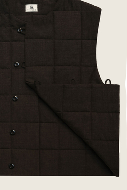 Жилет THN3_03 brown, коричневый