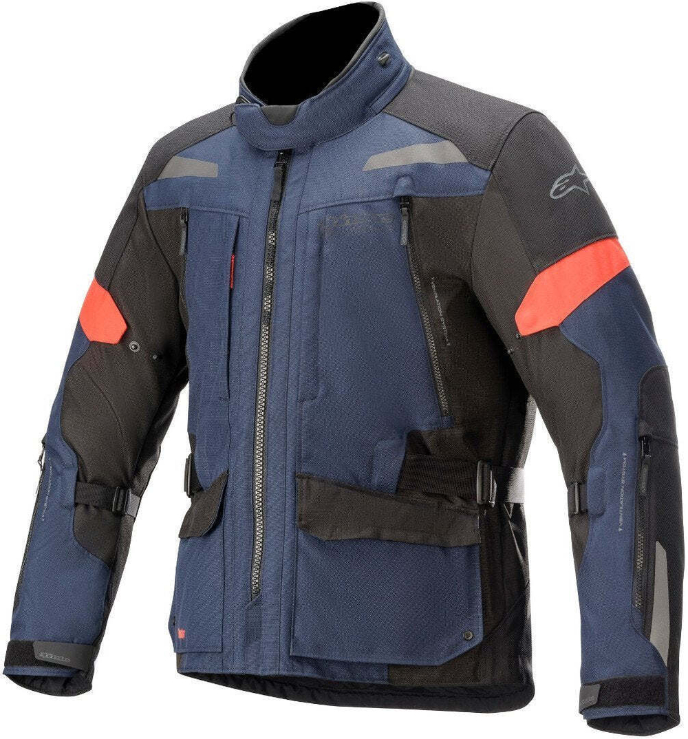 Мотокуртка ALPINESTARS VALPARAISO V3 DRYSTAR JACKET Темно-сине-черная