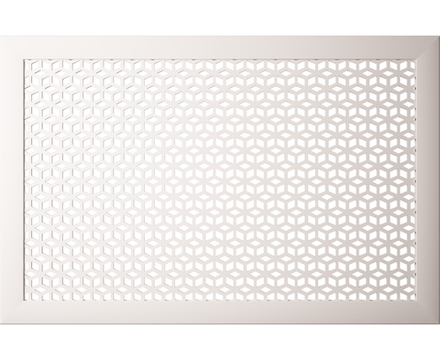 Экран для радиатора Илона, 90*60, Белый