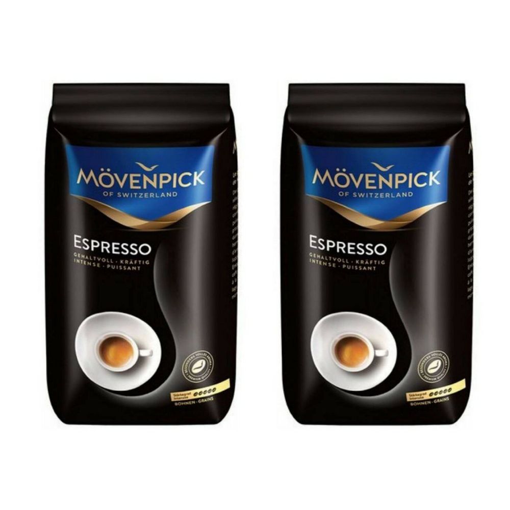 Кофе в зернах Movenpick Espresso 500 г, 2 шт
