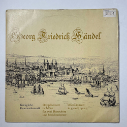 Винтажная виниловая пластинка LP G. F. Handel Гендель, Jean Francois Paillard Konigliche Feuerwerksmusik (Germany 1963)