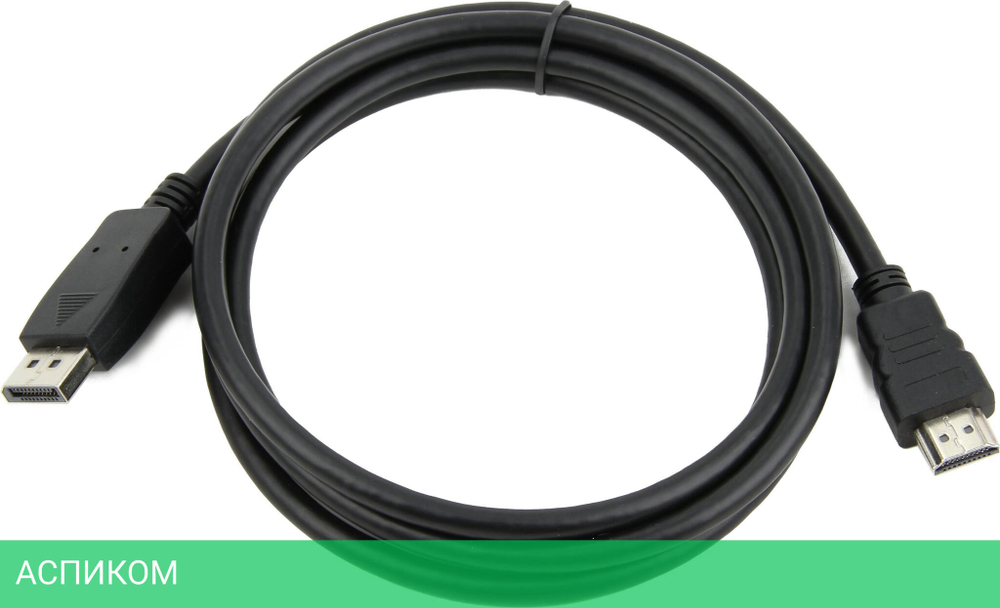 Кабель Cablexpert CC-DP-HDMI-1M черный