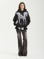 Женская Толстовка Black Unicorn Graphic Oversized Zip Up