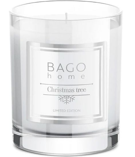 Новогодняя елка, ароматическая свеча, Bago home