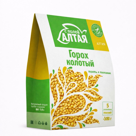 Крупа Горох колотый С Полей Алтая 400 гр
