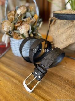 Ремень из кожи питона AC-58