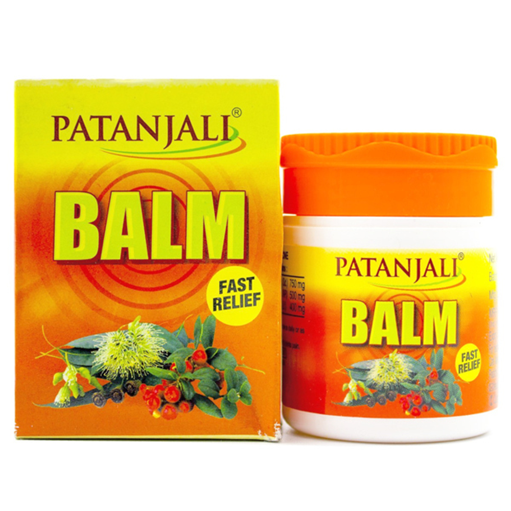 Патанджали Балм болеутоляющий (Balm Fast Relief Patanjali), 25 гр