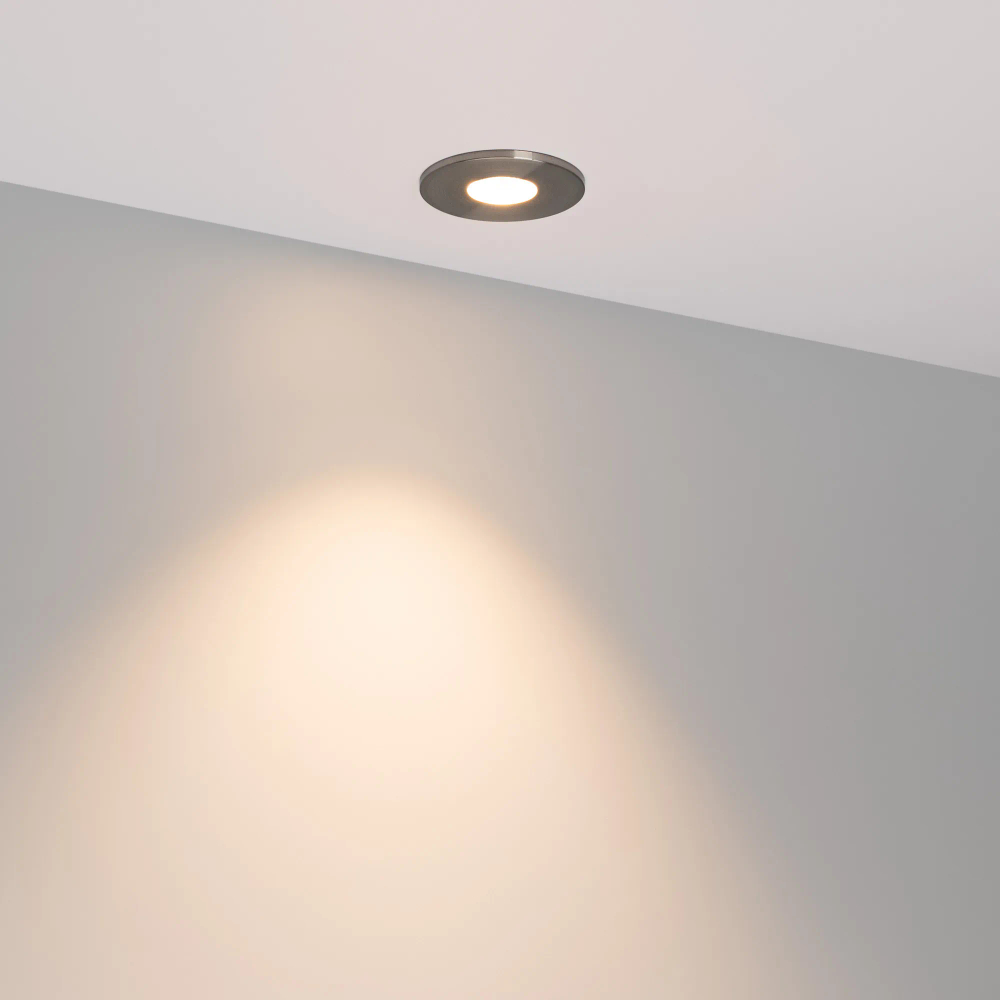 Светильник MS-GLORY-BUILT-R54-5W Warm3000 (NI, 60 deg, 230V) (Arlight, IP54 Металл, 5 лет) 047291