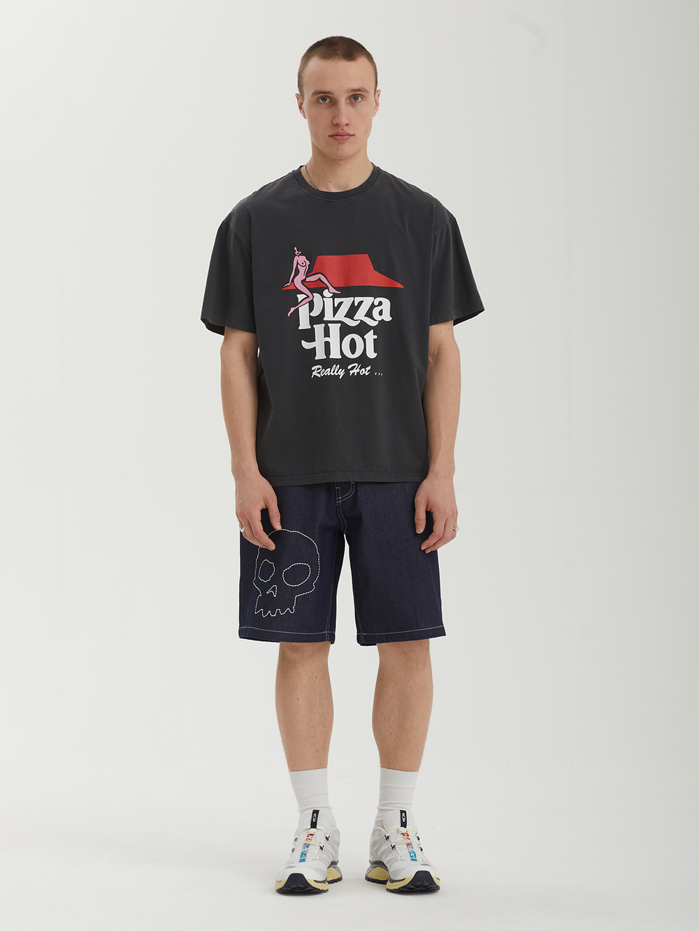 Мужская Футболка Pizza Hot