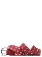 Ремень женский с двумя рядами люверсов