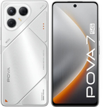 6.78" Смартфон TECNO Pova 7 5G 8/256Gb,  NFC,  IPS,  144Гц,  6000мAч,  серебристый