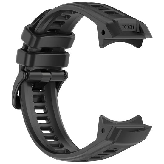 Ремешок для Garmin Instinct 3 (45) силиконовый ширина 22 мм оригинальное крепление (Черный)