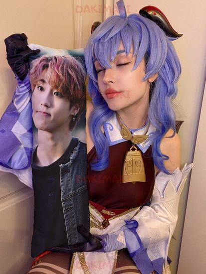 Мини дакимакура Хан Джисон из Стрей Кидс | Stray Kids арт. M1023, 60х20 см