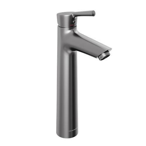 Смеситель для раковины Abelsberg Solida AMF20091GM высокий, космическая сталь