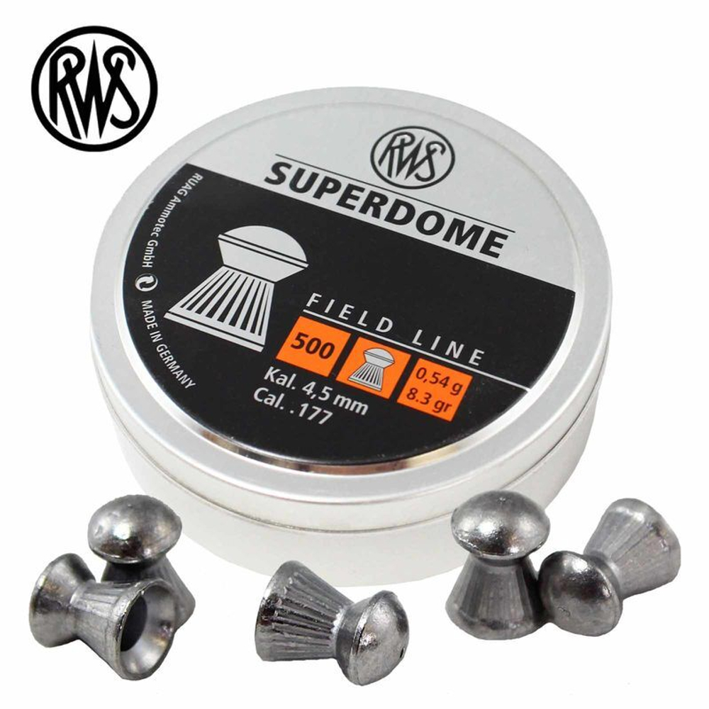 Пули пневматические RWS Superdome 4.5 mm 0.54 гр. (500 шт.)