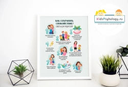 Плакат "Как сохранять спокойствие? Советы для родителей"