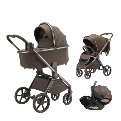 Детская коляска SKYTEO KAIRO 755 3в1 (коричневый)