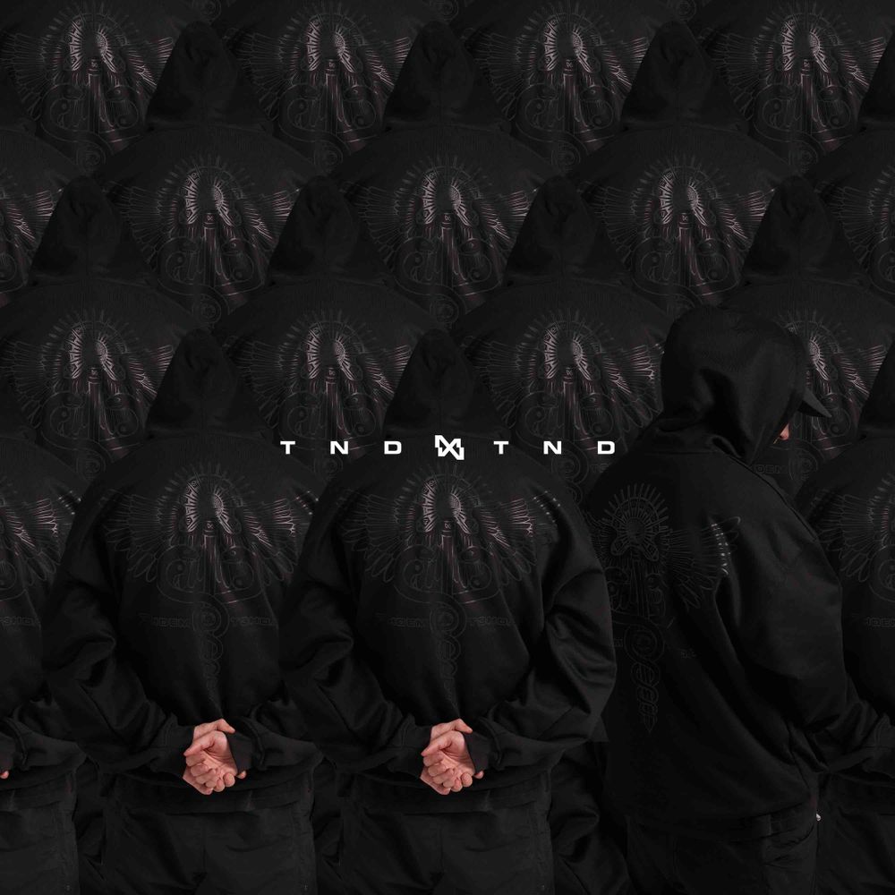 Худи Тандем Тэндай Вестник черный