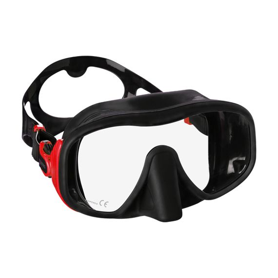 Маска  Mares Juno Frameless черно-красная
