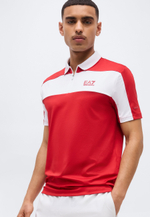 EA7 Emporio Armani TENNIS PRO - Футболка-поло - Красный