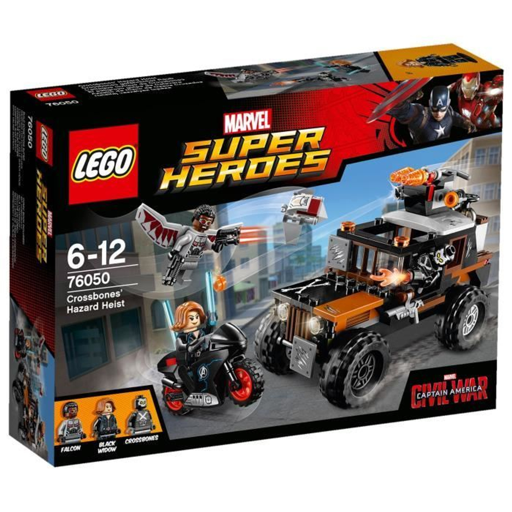 LEGO Super Heroes: Опасное ограбление 76050 — Crossbones' Hazard Heist — Лего Супергерои Marvel Марвел DC Comics комиксы