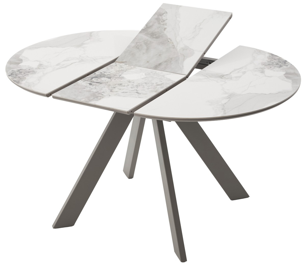 Стол М-City DISAUR Бонжур 100 Пандора (Pandora Light), керамика, Латте каркас