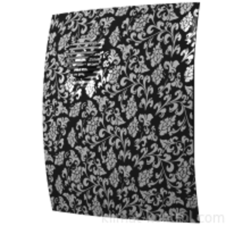 Вентилятор 100 ERA PARUS 4C black design D100 осевой вытяжной с обр. кл. АКЦИЯ СНЯТ title=