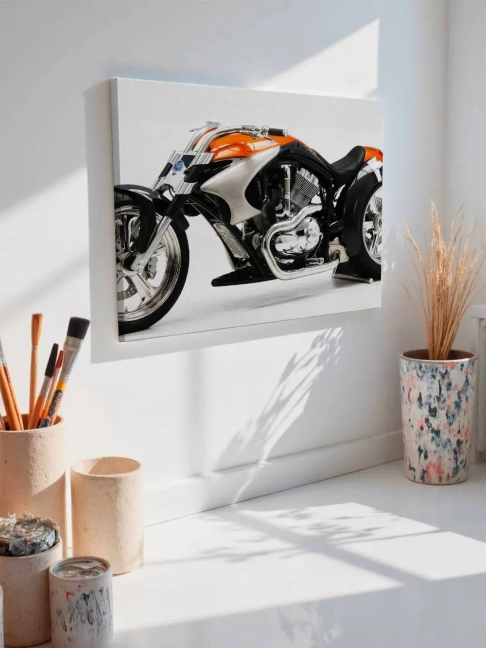 Картина на стену 40 X 50 Мотоцикл