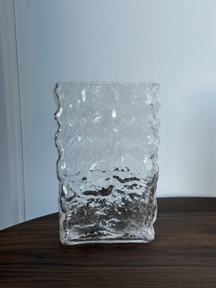 Ваза "Лёд" Прозрачная