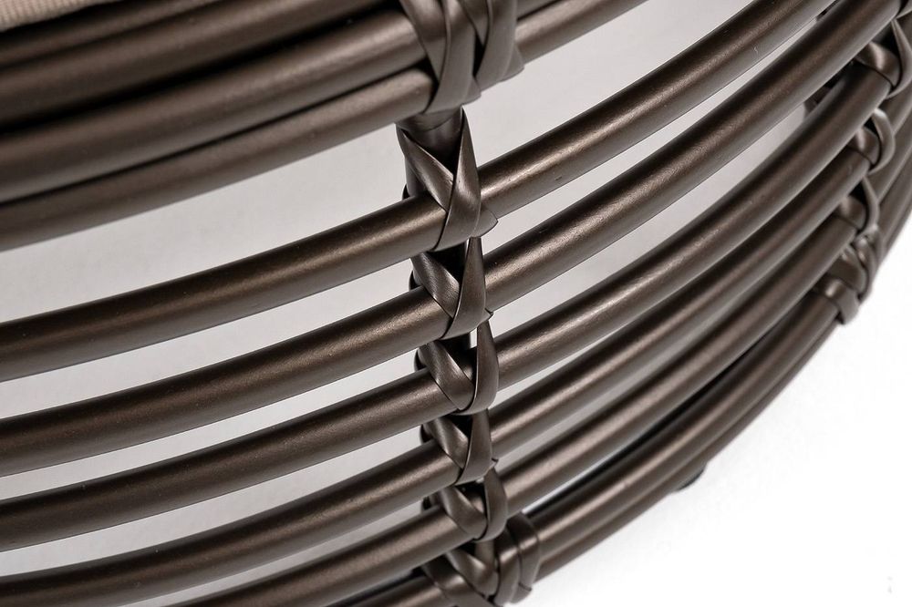 "Парма" кофейный комплект из искусственного ротанга, цвет бронзовый