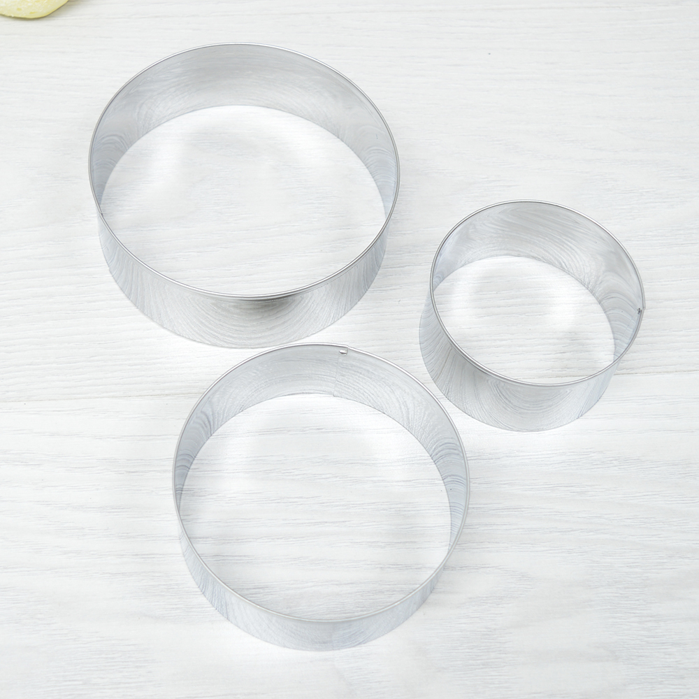 Форма для салата "Кольцо" 3шт (12*4см, 10*4см, 8*4см)