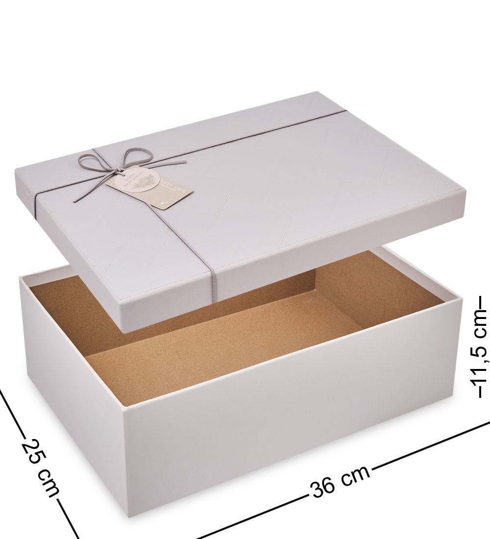 WF-184-B Набор коробок из 3 шт, серый