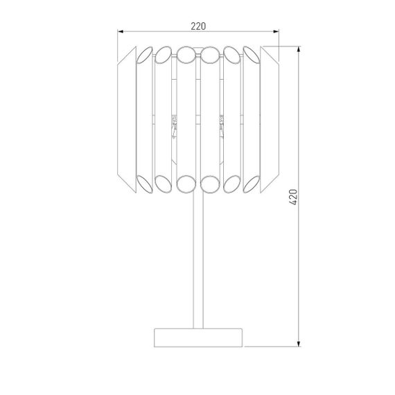 Настольная лампа Bogates Castellie 01106/3