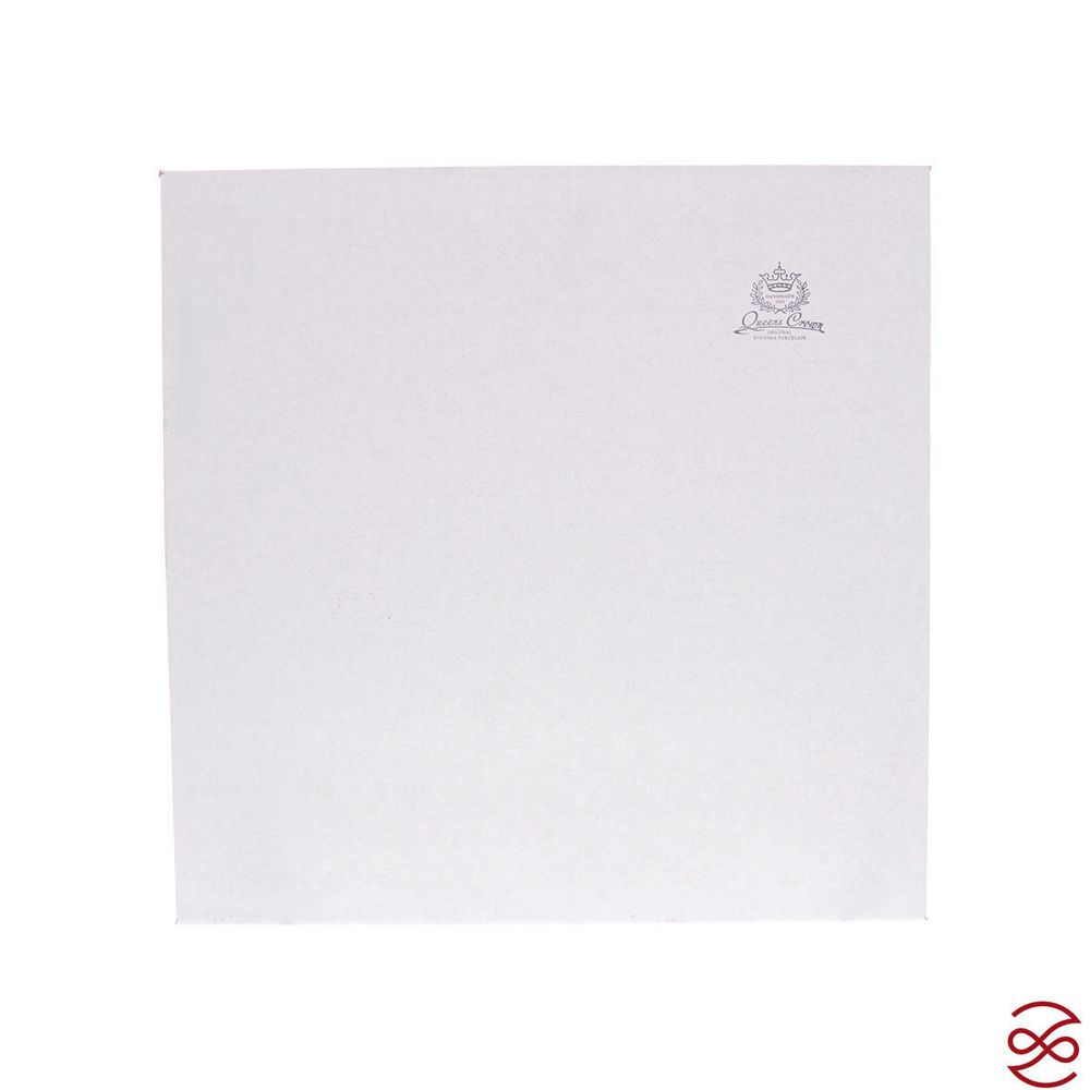 Блюдо квадратное Queen's Crown Лист Бежевый 30*25 см