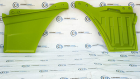 Накладка двери нижняя левая (пластиковая) зеленая SHACMAN X3000