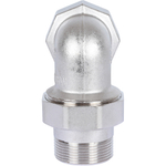 Американка STOUT никелированная угловая 1 1/4" ВР/НР O-Ring уплотнение