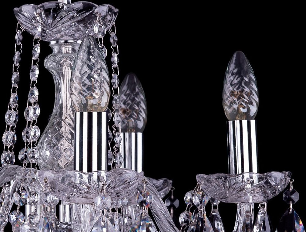 Подвесная люстра Bohemia Ivele Crystal 1402 1402/5/141/Ni