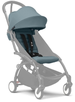 Коляска Stokke YOYO3 Newborn Shell - Newborn Pack рама белая White 2 в 1 Aqua