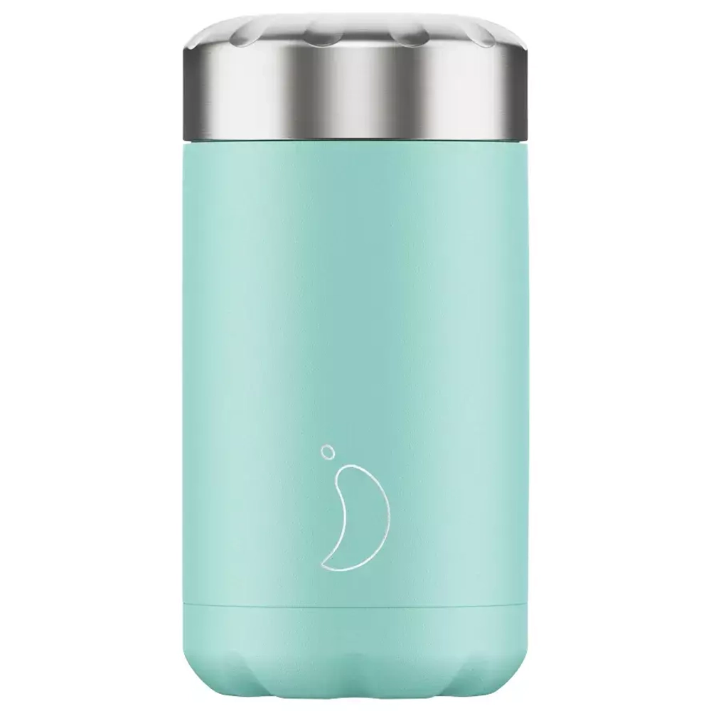 Chilly's Bottles - Термос Pastel 500мл на ужин Зеленый / артикул   F500PAGRN  / GTIN 5056243501885