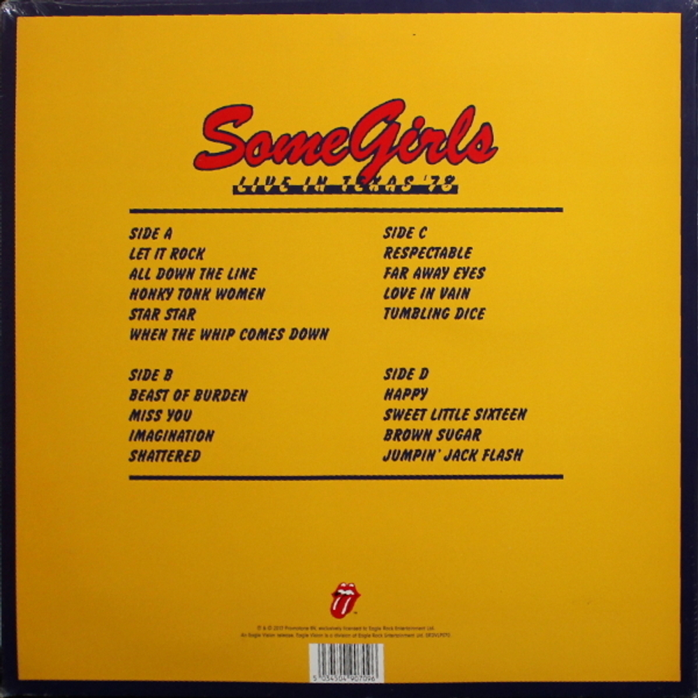 The Rolling Stones / Some Girls - Live In Texas '78 (2LP+CD+DVD)