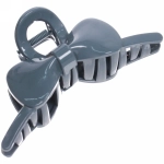 Заколка-краб для волос на блистере «Magic Gloss», бантик, микс 6 цветов, 11см