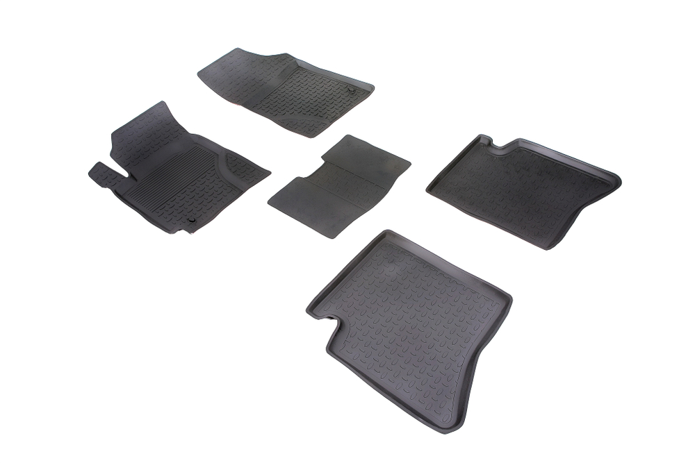 Резиновые коврики с высоким бортом для Geely MK 2008-2015 Seintex.85286
