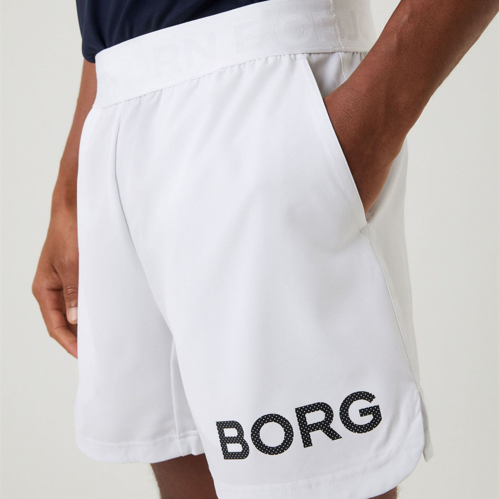 Мужские теннисные шорты Björn Borg Shorts Men - White