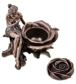 Veronese WS-1293 Шкатулка «Очарованная розой»