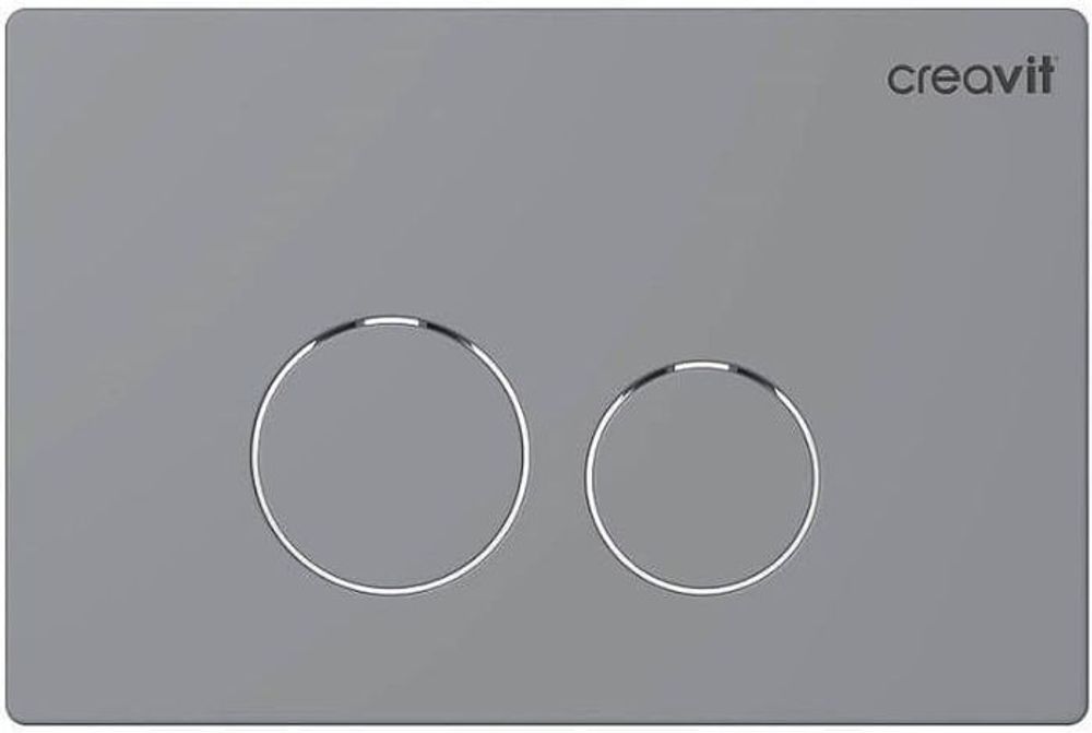 Кнопка смыва Creavit Terra GP9002.00 цвет серый