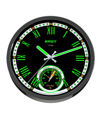 Светящиеся настенные метеочасы (RST 77725)