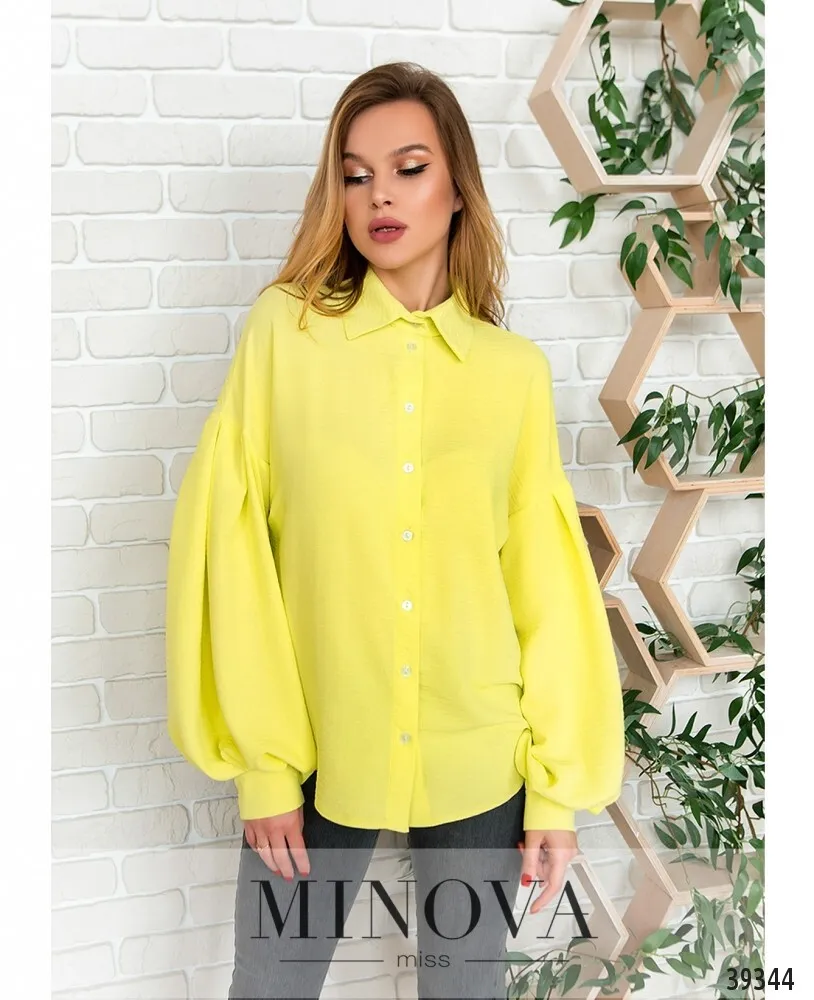 Рубашка 4117-жёлтый Minova
